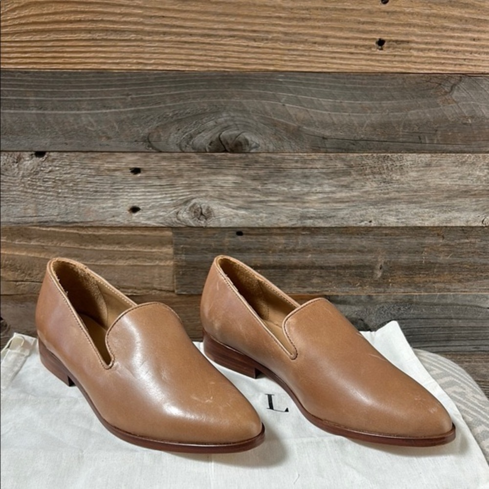 Nisolo Women's Leather Slip-On Loafers in Tan